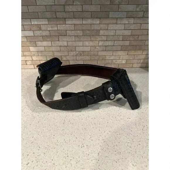 triple k brand duty man belt with 2 attachments  b16 - Picture 1 of 9